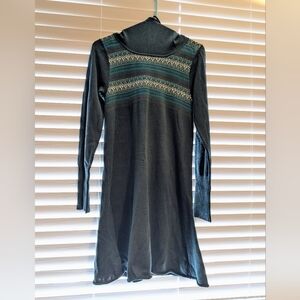 Prana CoCo Sweater Dress W/Hood Med